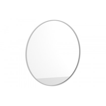BLNK Julianne Style 2 Round Metal Framed Wall Mirror - Silver, 36"D
