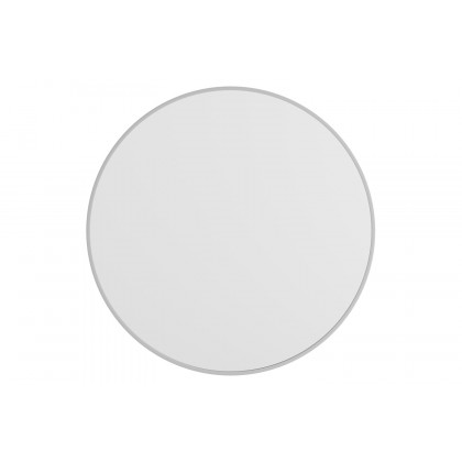 BLNK Julianne Style 2 Round Metal Framed Wall Mirror - Silver, 36"D