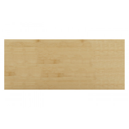 BLNK Daly Wall Mounted Solid Pine Wood Storage Rack with Upper Shelf and 5 Hooks - Bamboo