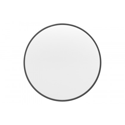 BLNK Jennifer Round Metal Framed Wall Mirror - Black