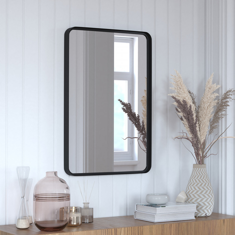 BLNK Janinne Decorative Wall Mirror - Matte Black