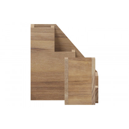 BLNK Comerford Wooden Organizer Set 3 Piece - Rustic Brown