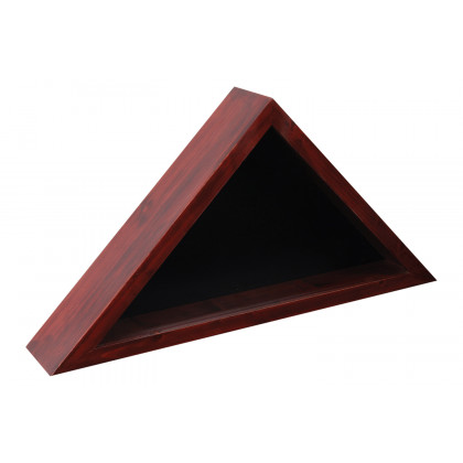 BLNK Sheehan Solid Wood Memorial Flag Display Case - Mahogany