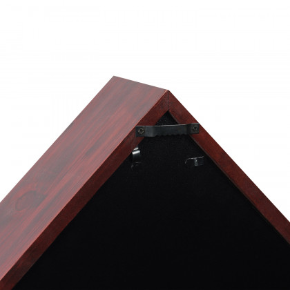 BLNK Sheehan Solid Wood Memorial Flag Display Case - Mahogany