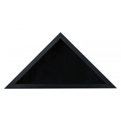 BLNK Sheehan Solid Wood Memorial Flag Display Case - Black
