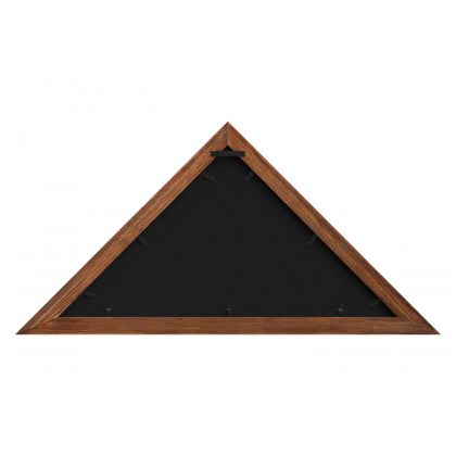 BLNK Sheehan Solid Wood Memorial Flag Display Case - Rustic Brown