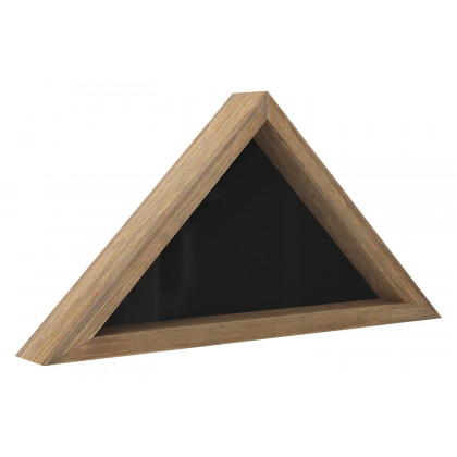 BLNK Sheehan Solid Wood Memorial Flag Display Case - Weathered Wood