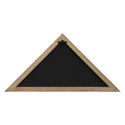 BLNK Sheehan Solid Wood Memorial Flag Display Case - Weathered Wood