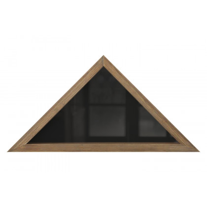 BLNK Sheehan Solid Wood Memorial Flag Display Case - Weathered Wood