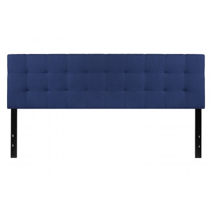 BLNK Bedford Fabric Tufted Upholstered Headboard - Navy, King Size