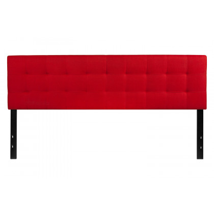 BLNK Bedford Fabric Tufted Upholstered Headboard - Red, King Size