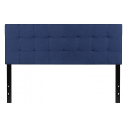 BLNK Bedford Fabric Tufted Upholstered Headboard - Navy, Queen Size