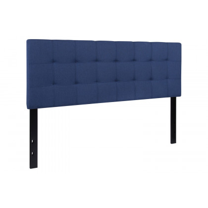BLNK Bedford Fabric Tufted Upholstered Headboard - Navy, Queen Size