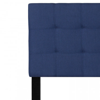 BLNK Bedford Fabric Tufted Upholstered Headboard - Navy, Queen Size
