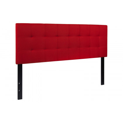 BLNK Bedford Fabric Tufted Upholstered Headboard - Red, Queen Size