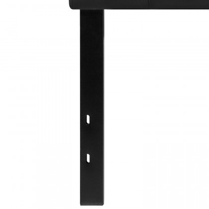 BLNK Lennox Vinyl Tufted Upholstered Headboard - Black, Twin Size