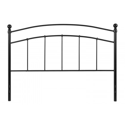 BLNK Woodstock Metal Decorative Headboard - Black, Queen Size