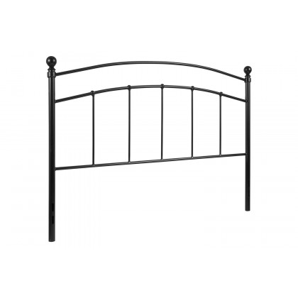 BLNK Woodstock Metal Decorative Headboard - Black, Queen Size