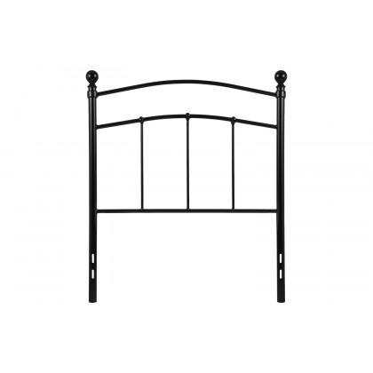 BLNK Woodstock Metal Decorative Headboard - Black, Twin Size