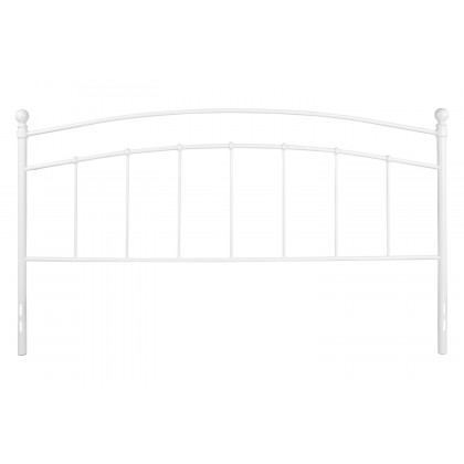 BLNK Woodstock Metal Decorative Headboard - White, King Size