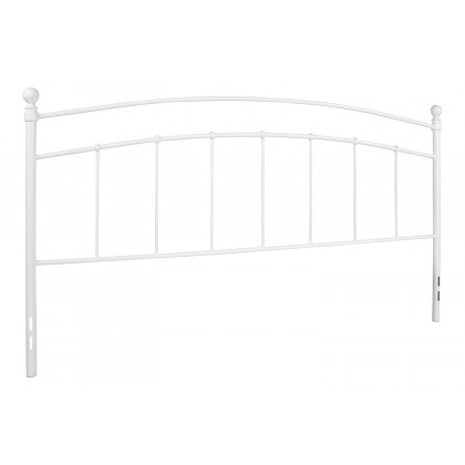BLNK Woodstock Metal Decorative Headboard - White, King Size
