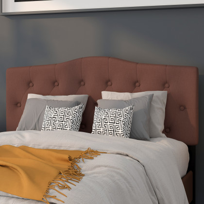 BLNK - Cambridge Fabric Tufted Upholstered Headboard