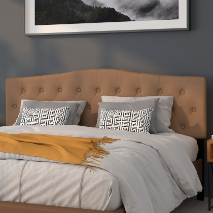 BLNK - Cambridge Fabric Tufted Upholstered Headboard