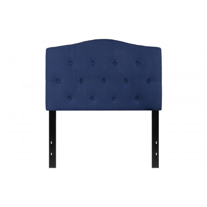 BLNK Cambridge Fabric Tufted Upholstered Headboard - Navy, Twin Size