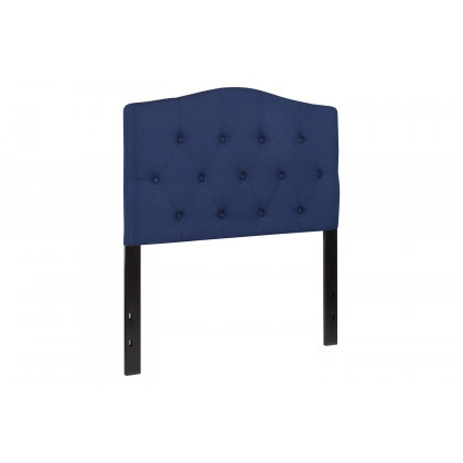 BLNK Cambridge Fabric Tufted Upholstered Headboard - Navy, Twin Size