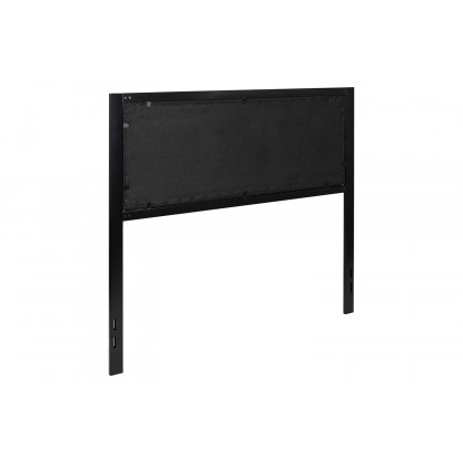 BLNK Melbourne Fabric Upholstered Headboard - Black, Full Size