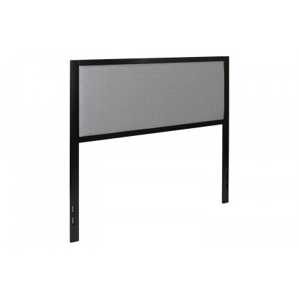 BLNK Melbourne Fabric Upholstered Headboard - Light Gray, Full Size