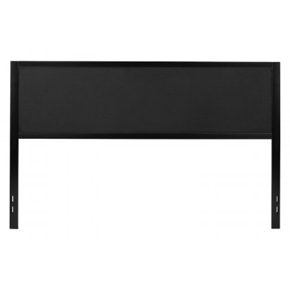 BLNK Melbourne Fabric Upholstered Headboard - Black, King Size