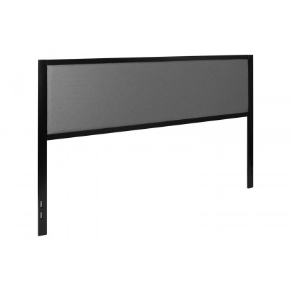 BLNK Melbourne Fabric Upholstered Headboard - Dark Gray, King Size