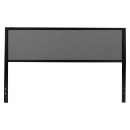 BLNK Melbourne Fabric Upholstered Headboard - Dark Gray, King Size