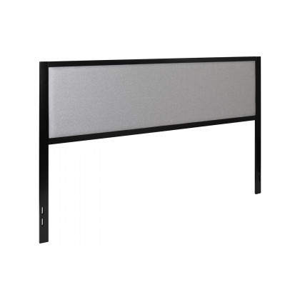BLNK Melbourne Fabric Upholstered Headboard - Light Gray, King Size