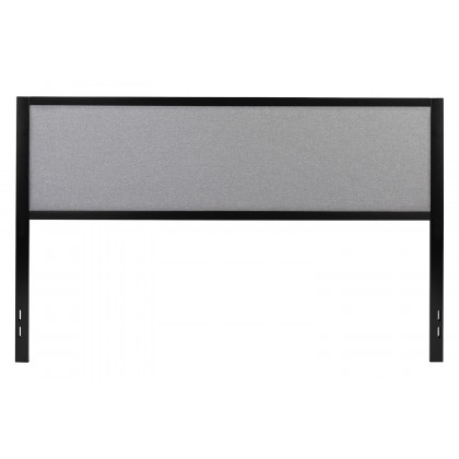 BLNK Melbourne Fabric Upholstered Headboard - Light Gray, King Size