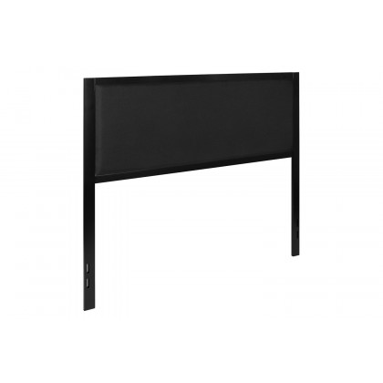 BLNK Melbourne Fabric Upholstered Headboard - Black, Queen Size
