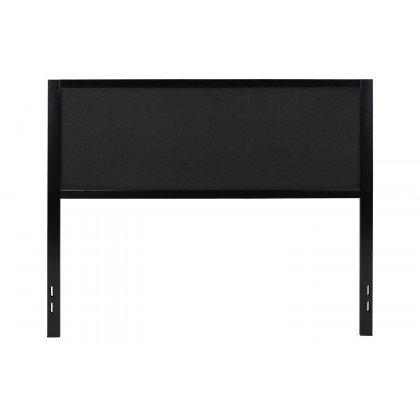 BLNK Melbourne Fabric Upholstered Headboard - Black, Queen Size