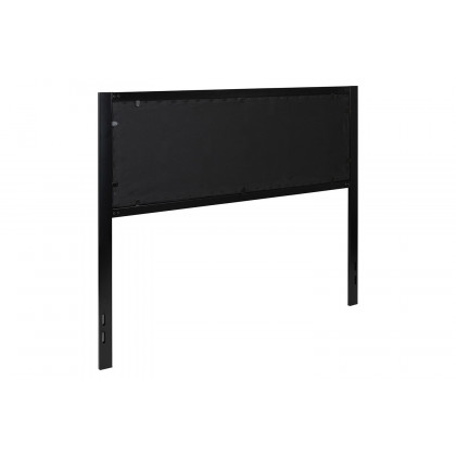 BLNK Melbourne Fabric Upholstered Headboard - Black, Queen Size