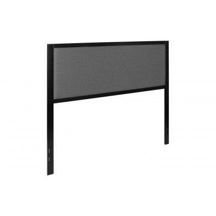 BLNK Melbourne Fabric Upholstered Headboard - Dark Gray, Queen Size