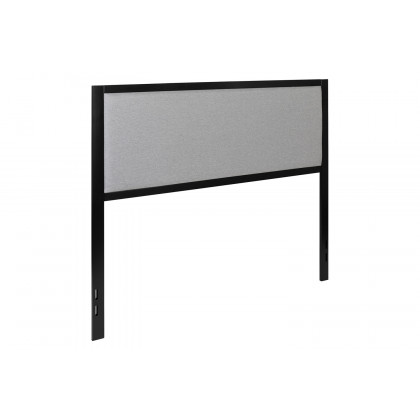 BLNK Melbourne Fabric Upholstered Headboard - Light Gray, Queen Size