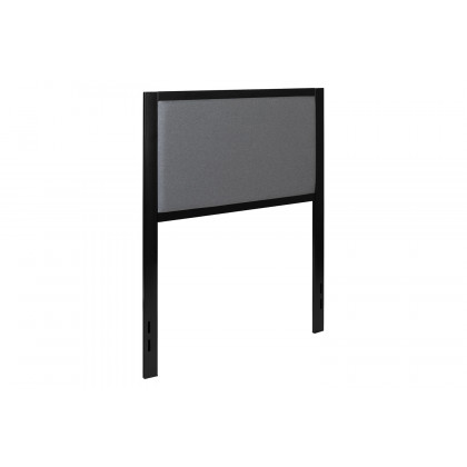 BLNK Melbourne Fabric Upholstered Headboard - Dark Gray, Twin Size