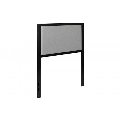 BLNK Melbourne Fabric Upholstered Headboard - Light Gray, Twin Size
