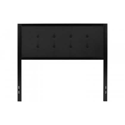 BLNK Bristol Fabric Tufted Upholstered Headboard - Black, Full Size