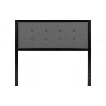 BLNK Bristol Fabric Tufted Upholstered Headboard - Dark Gray, Full Size