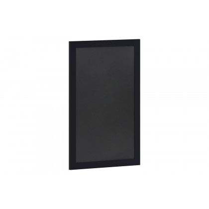 BLNK Canterbury Wall Mount Magnetic Chalkboard Sign with Eraser - Black, 24"W x 36"H