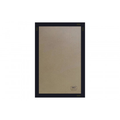 BLNK Canterbury Wall Mount Magnetic Chalkboard Sign with Eraser - Black, 24"W x 36"H