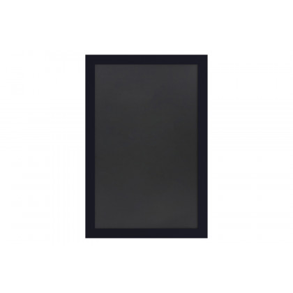 BLNK Canterbury Wall Mount Magnetic Chalkboard Sign with Eraser - Black, 24"W x 36"H