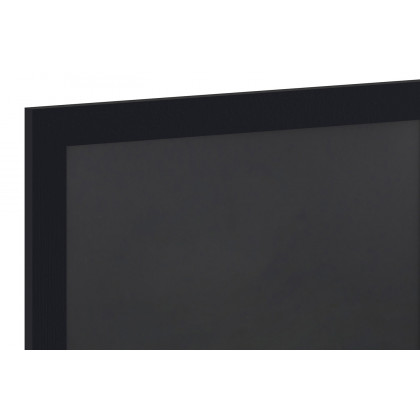 BLNK Canterbury Wall Mount Magnetic Chalkboard Sign with Eraser - Black, 24"W x 36"H