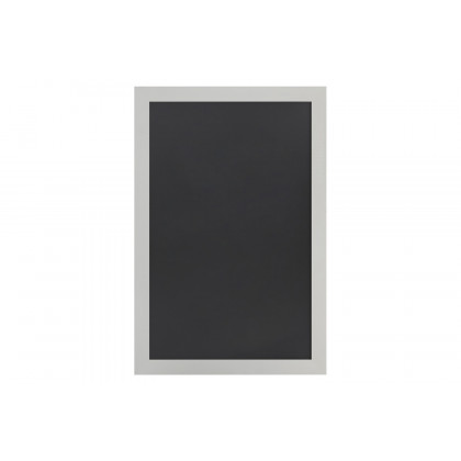 BLNK Canterbury Wall Mount Magnetic Chalkboard Sign with Eraser - White, 24"W x 36"H